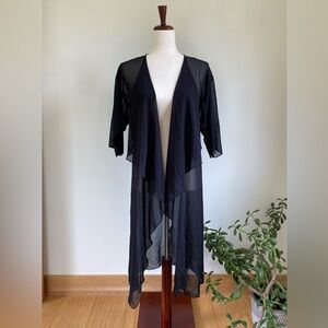 LuLaRoe Black Sheer Cardigan